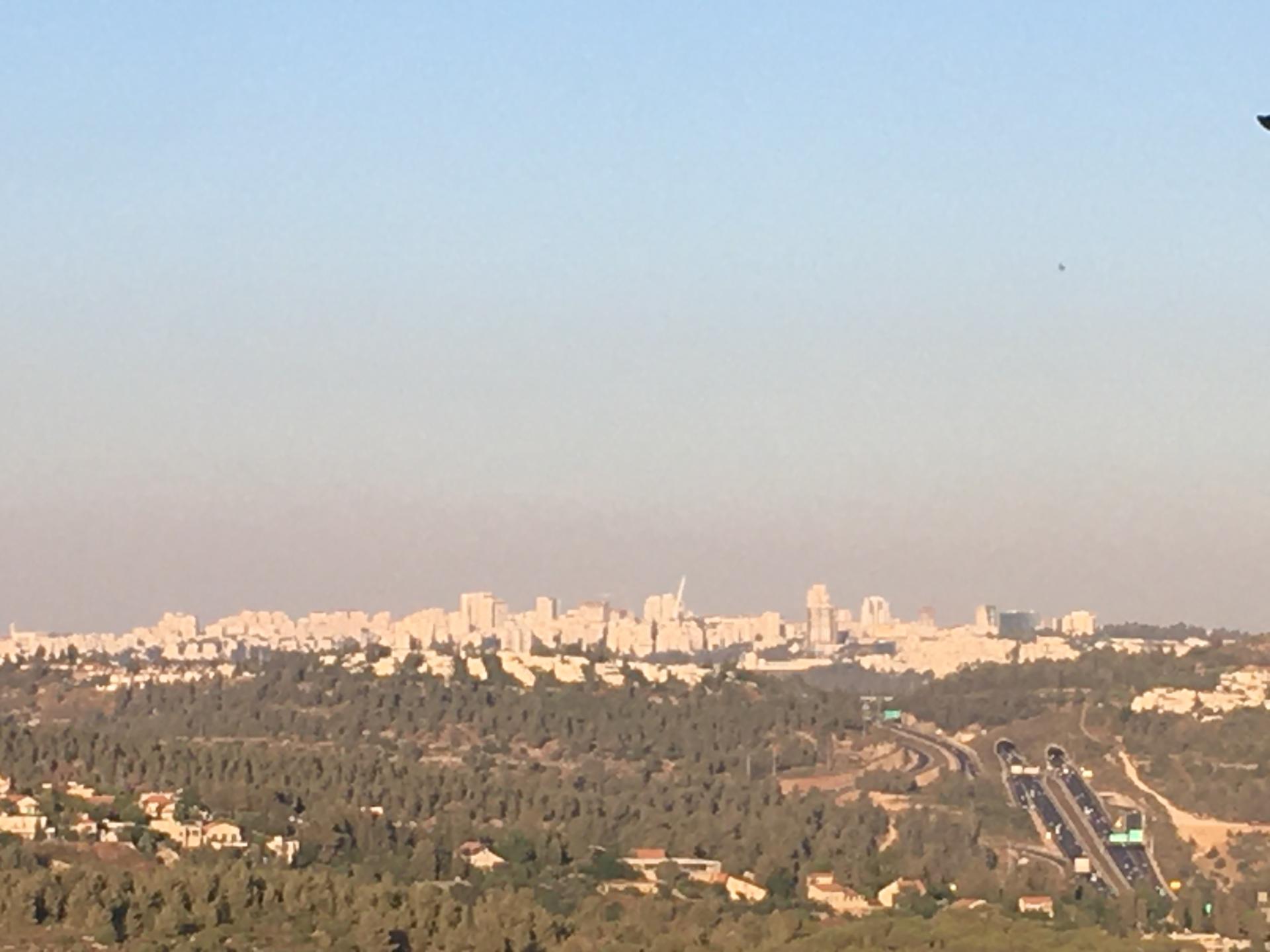 Jérusalem vue de Kiryat Yearim